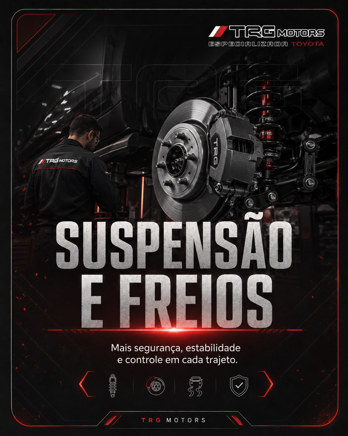 SUSPENSÃO E FREIOS